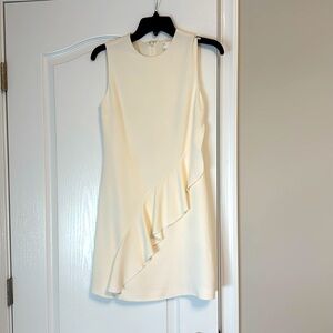 Beautiful A.L.C. Mini dress with ruffle on one side.